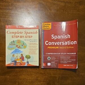 Complete Spanish Step-by-Step and Spanish Conversation Books